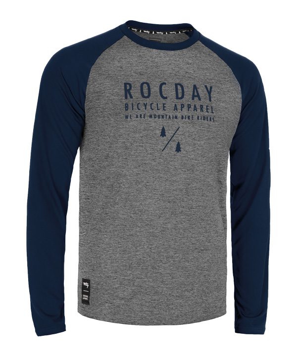 Rocday manual mtb jersey blue front