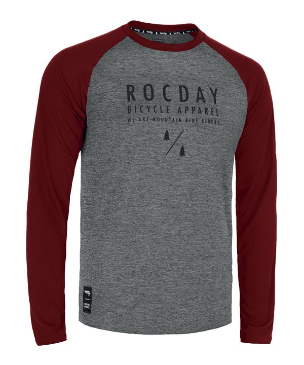 Rocday manual mtb jersey red front