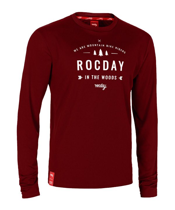 Rocday patrol mtb jersey red front